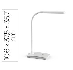 Lampara de escritorio maul led pearly tres niveles intensidad color blanco 106x375x357 mm