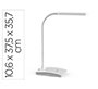 Lampara de escritorio maul led 5w 616lm luz ajustable panel tactil doble brazo blanca
