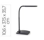 Lampara de escritorio maul led 5w 616lm luz ajustable panel tactil doble brazo negra