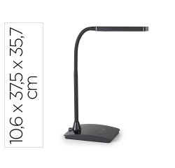 Lampara de escritorio maul led pearly tres niveles intensidad color negro 106x375x357 mm