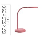 Lampara de escritorio maul led 5w 769lm luz calida brazo y cabezal giratorios rosa