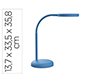 Lampara de escritorio maul led 5w 769lm luz calida brazo y cabezal giratorios azul