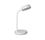 Lampara de escritorio maul led 5w 585lm luz calida brazo y cabezal giratorios blanca