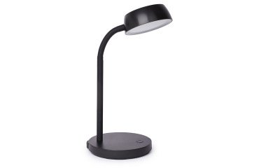 Lampara de escritorio maul led 5w 585lm luz calida brazo y cabezal giratorios negra