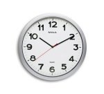 Reloj maul step de pared redondo 40 cm diametro electrico color plata