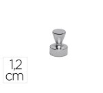 Iman maul conico de neodimio 1,2 cm diametro peso max. 3,5 kg color plata pack de 5 unidades