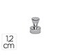 Iman maul conico de neodimio 1,2 cm diametro peso max. 3,5 kg color plata pack de 5 unidades
