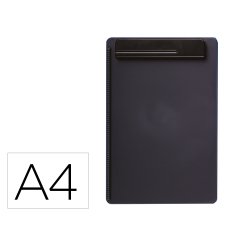 Portanotas maul go din a4 plastico reciclado con pinza color negro