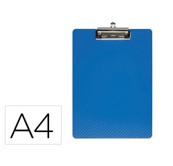 Portanotas maul flexx din a4 polipropileno con pinza color azul