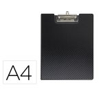 Portanotas maul flexx din a4 polipropileno con pinza color negro