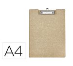 Portanotas maul balance din a4 carton reforzado 3 mm con pinza color kraft