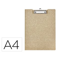 Portanotas maul balance din a4 carton reforzado 3 mm con pinza color kraft