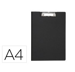 Portanotas maul balance din a4 carton reforzado 8 mm con pinza color negro