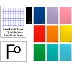 Cuaderno espiral liderpapel a4 smart tapa blanda 80h 75gr cuadro 3 mm con margen colores surtidos