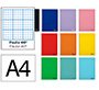 Cuaderno espiral liderpapel a4 smart tapa blanda 80h 75gr rayado nº46 colores surtidos