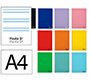 Cuaderno espiral liderpapel a4 smart tapa blanda 80h 75gr rayado montessori 5mm con margen colores surtidos