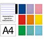 Cuaderno espiral liderpapel a4 witty tapa dura 80h 90gr rayado horizontal 8mm con margen colores surtidos