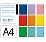 Cuaderno espiral liderpapel a4 witty tapa dura 80h 90gr pauta 3,5mm con margen colores surtidos