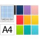 Cuaderno espiral liderpapel a4 witty tapa dura 80h 90gr milimetrado 2mm colores surtidos