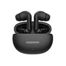 Auricular daewoo tws in-ear bluetooth 5.3 con estuche de carga usb tipo-c autonomia 6 horas color negro