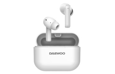 Auricular daewoo tws in-ear bluetooth 5.3 con estuche de carga usb tipo-c autonomia 6 horas color blanco