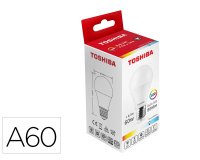 Bombilla led toshiba a60 e27 8.5w 6500k luz fria