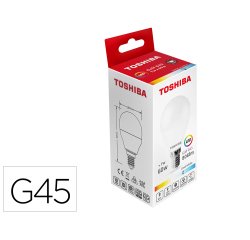 Bombilla led toshiba g45 e14 7w 6500k luz fria