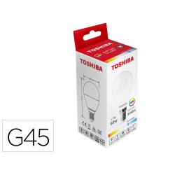 Bombilla led toshiba g45 e14 7w 6500k luz fria