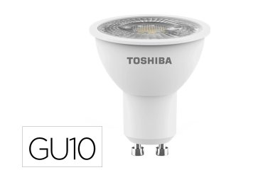 Bombilla led toshiba gu10 5.5w 3000k luz calida