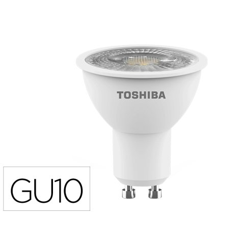 Bombilla led toshiba gu10 5.5w 3000k luz calida