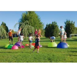 Semi esfera equilibrio amaya termoplastico antideslizante pack de 4 unidades varios tamaños colores surtidos