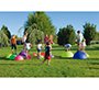 Semi esfera equilibrio amaya termoplastico antideslizante pack de 4 unidades varios tamaños colores surtidos