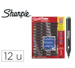 Rotulador sharpie acrylic punta redonda blister de 12 unidades colores surtidos