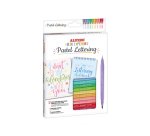 Rotulador alpino pastel lettering doble punta estuche de 12 unidades colores surtidos