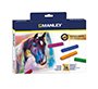Lapices pastel manley suaves caja de 36 unidades colores surtidos