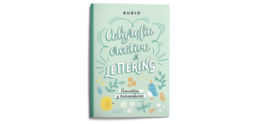 Cuaderno rubio lettering caligrafia creativa naturaleza y medio ambiente