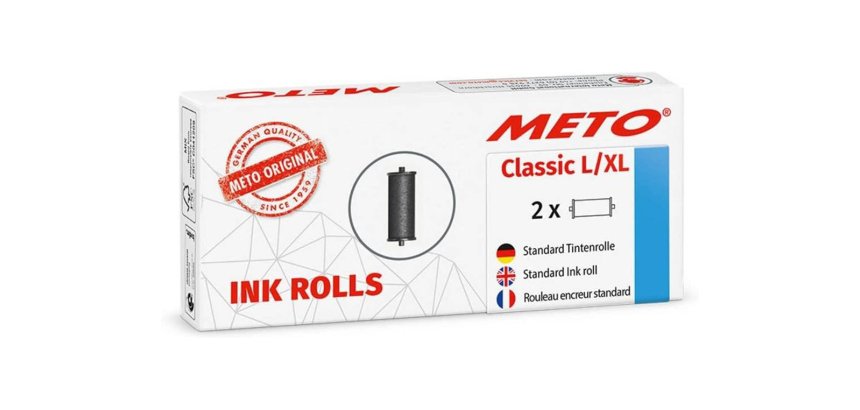 Rodillo entintador meto classic l /xl caja de 2 unidades