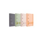Carpeta con recambio oxford europeanbinder boreal din a4+ 4 anillas 35 mm recambio 100 hojas cuadro 5 mm colores