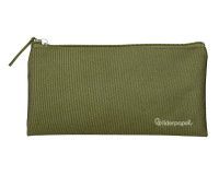 Estuche portatodo liderpapel plano ancho una cremallera 200x100 mm verde militar