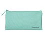 Estuche portatodo liderpapel plano ancho una cremallera 200x100 mm verde manzana