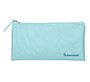Estuche portatodo liderpapel plano ancho una cremallera 200x100 mm azul celeste