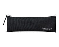 Estuche portatodo liderpapel plano estrecho una cremallera 200x60 mm negro