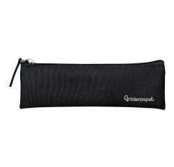 Estuche portatodo liderpapel plano estrecho una cremallera 200x60 mm negro