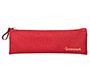 Estuche portatodo liderpapel plano estrecho una cremallera 200x60 mm rojo