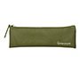 Estuche portatodo liderpapel plano estrecho una cremallera 200x60 mm verde militar