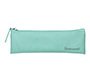 Estuche portatodo liderpapel plano estrecho una cremallera 200x60 mm verde manzana