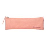 Estuche portatodo liderpapel plano estrecho una cremallera 200x60 mm rosa