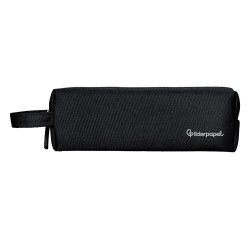 Estuche portatodo liderpapel classic rectangular con asa 210x70mm negro
