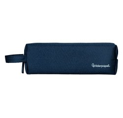 Estuche portatodo liderpapel classic rectangular con asa 210x70mm azul marino