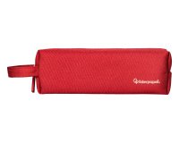 Estuche portatodo liderpapel classic rectangular con asa 210x70mm rojo